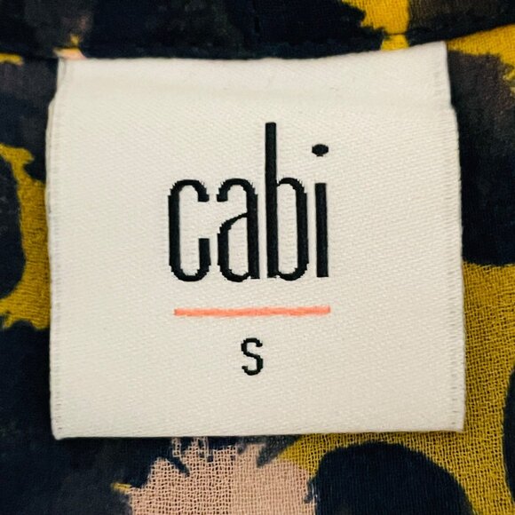 Cabi Women's Sleeveless Blouse Size S Leopard Print Polyester - Picture 3 of 7